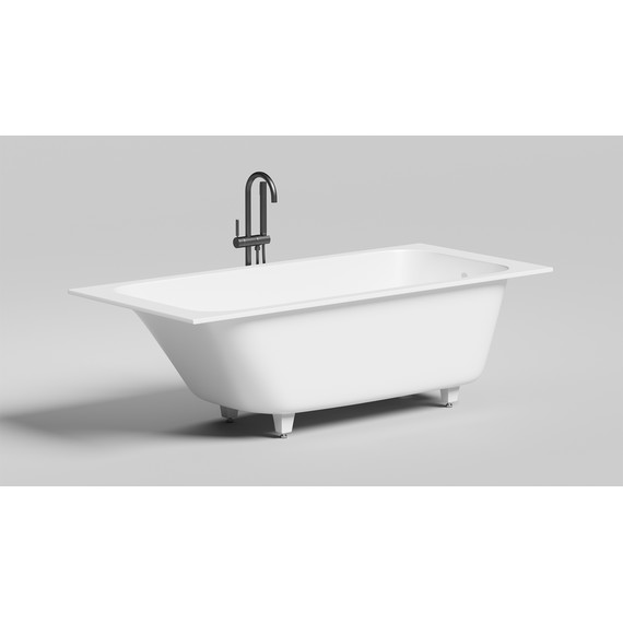 Ванна каменная Salini Orlanda 180x80 см 102022M (S-Stone) матовая - фото 2