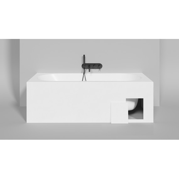 Ванна каменная Salini Ornella 179x80 см 102322M (S-Stone) матовая - фото 7