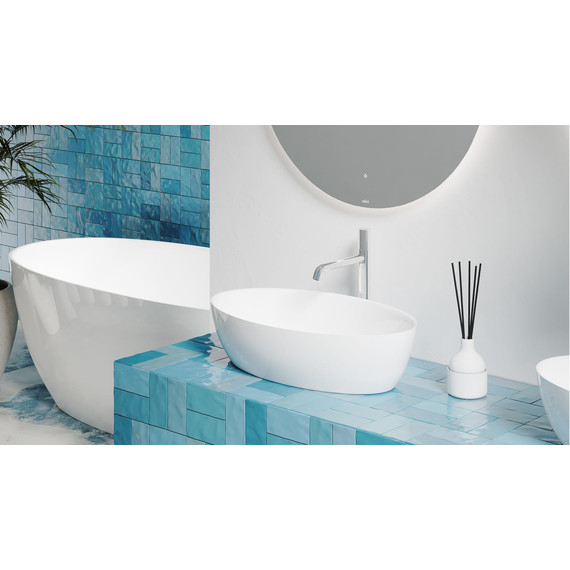 Ванна каменная Salini Alda 170x80 см 101912G (S-Sense) глянцевая - фото 8