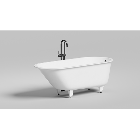 Ванна каменная Salini Ornella 169x75 см 102321M (S-Stone) матовая - фото 9