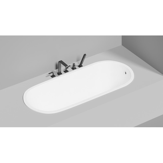 Ванна каменная Salini Ornella 180x80 см 102312M (S-Sense) матовая - фото 11