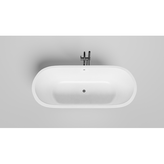 Ванна каменная Salini Ornella 180x80 см 103411G (S-Sense) глянцевая - фото 9