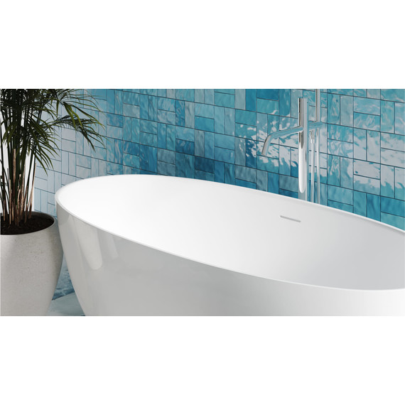 Ванна каменная Salini Alda 175x92 см 101911SM (S-Stone) матовая - фото 6