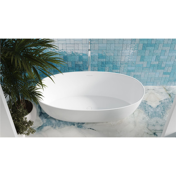 Ванна каменная Salini Alda 175x92 см 101911SM (S-Stone) матовая - фото 7