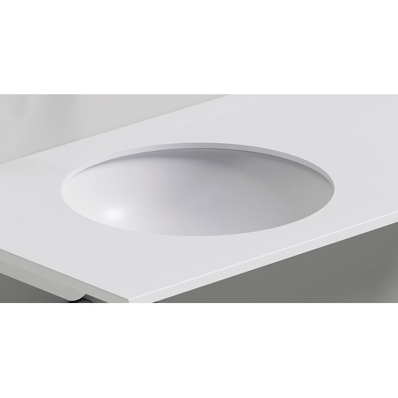 Раковина врезная под столешницу Salini Marea 08 42 см 1802208M (S-Stone) матовая - фото 7