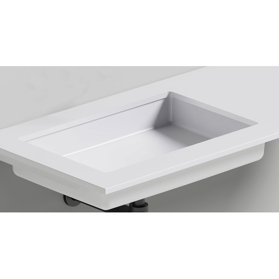 Раковина врезная под столешницу Salini Marea 14 60 см 1802214M (S-Stone) матовая - фото 7