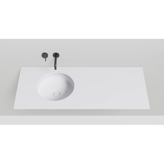 Раковина врезная под столешницу Salini Marea 04 42 см 1802204M (S-Stone) матовая - фото 5