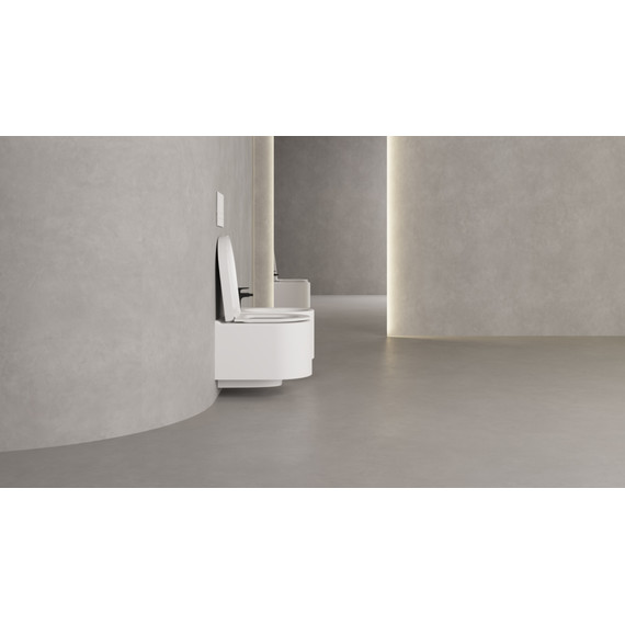 Унитаз подвесной безободковый Salini Gemelli 240121KSMF с крышкой микролифт (S-Stone) RAL полностью - фото 6