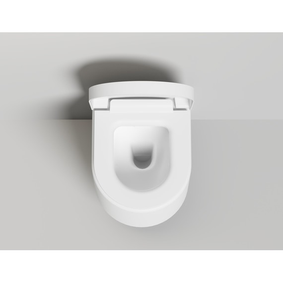 Унитаз подвесной безободковый Salini Gemelli 240121KSMF с крышкой микролифт (S-Stone) RAL полностью - фото 4