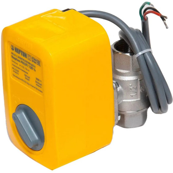 Кран шаровой с электроприводом Neptun PROFI 12В 3/4 Нептун Профи 100035685400 - фото 2