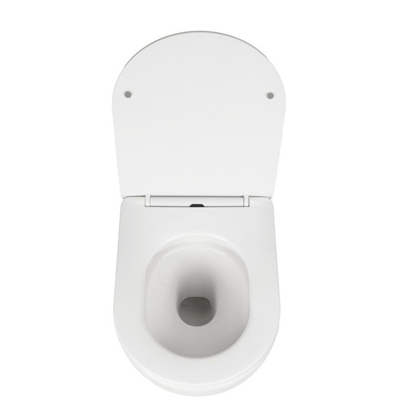 Инсталляция с подвесным безободковым унитазом AN Navi сиденье микролифт, крепление (система смыва Торнадо) - фото 12