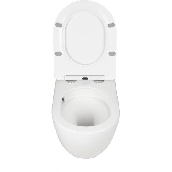 Инсталляция с подвесным безободковым унитазом AN Navi сиденье микролифт, крепление (система смыва Торнадо) - фото 10