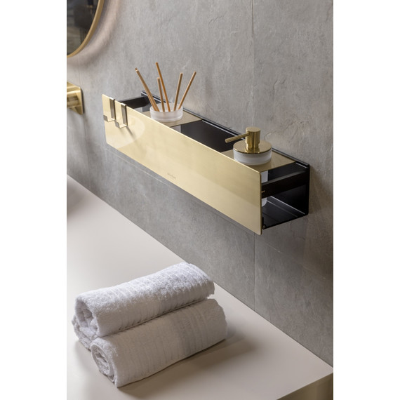 Дозатор для жидкого мыла Boheme Space 10966-MG-DISP, цвет золото матовое - фото 3