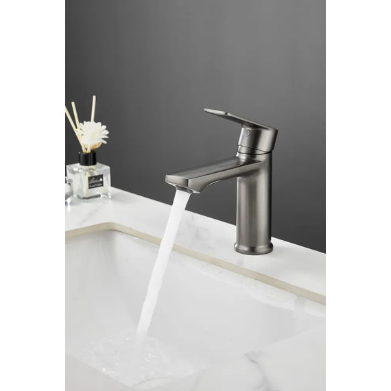 Смеситель для раковины Haiba HB10726-3, графит - фото 3