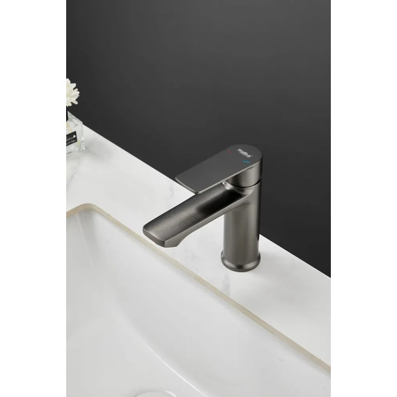 Смеситель для раковины Haiba HB10726-3, графит - фото 7