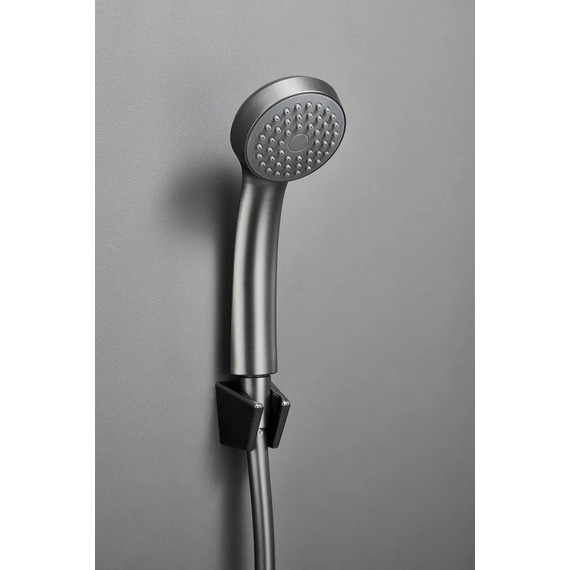 Смеситель для ванны Haiba HB60719-3, оружейная сталь - фото 10