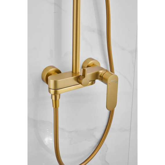 Душевая стойка Belz B24713-5, золото - фото 7