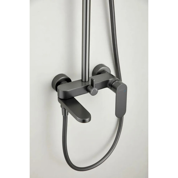 Душевая стойка Belz B24713-3, оружейная сталь - фото 3