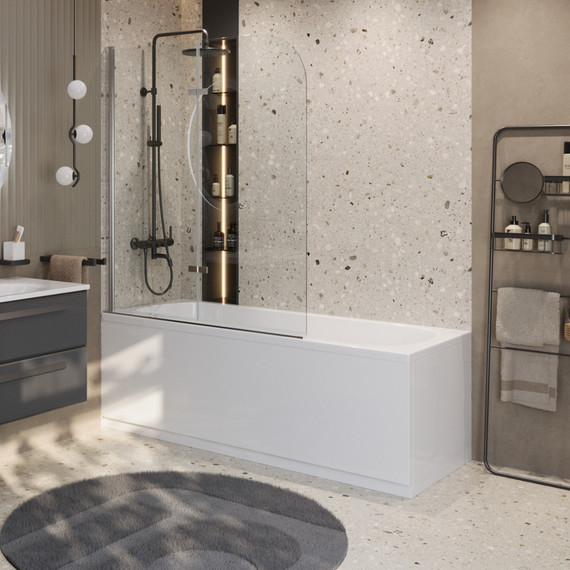 Ванна акриловая Cezares 165x70 см ECO-165-70-41-W37 - фото 3