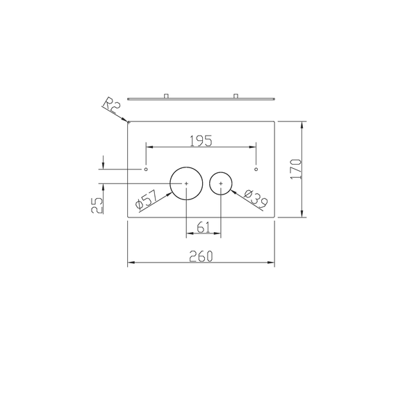 Кнопка смыва Boheme 648-BRB, брашированная бронза - фото 2
