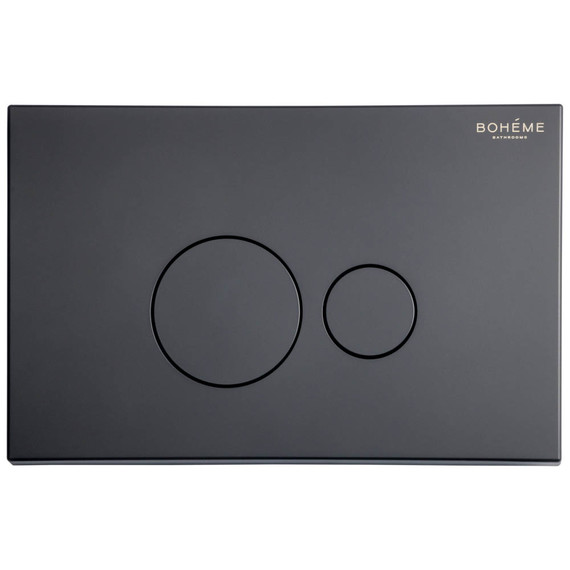 Кнопка смыва Boheme 668-B, чёрный - фото 