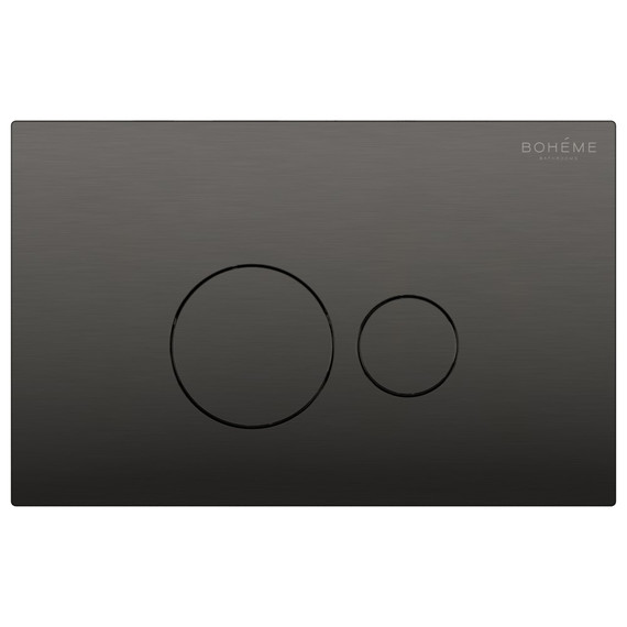 Кнопка смыва Boheme 668-GM, графит - фото 