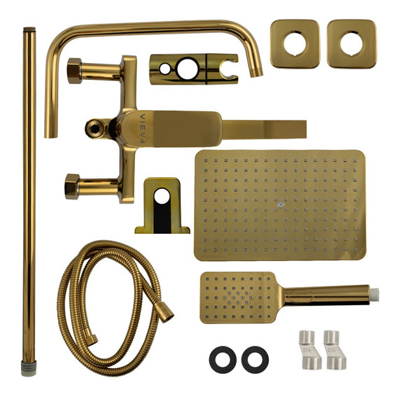 Душевая стойка Fabia 9875, золото - фото 6