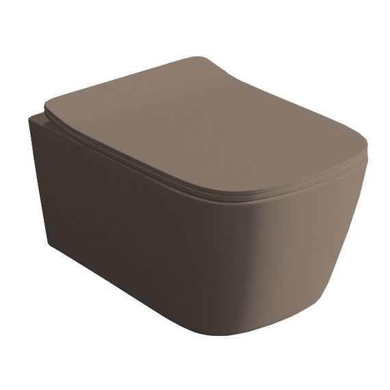 Унитаз подвесной безободковый ArtCeram A16 ASV006 41 00, matera (Система смыва торнадо) - фото 2