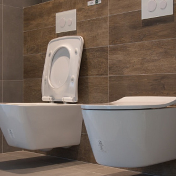 Унитаз подвесной безободковый Toto SP CW532Y/CW532RY с сиденьем (Система смыва торнадо) - фото 4