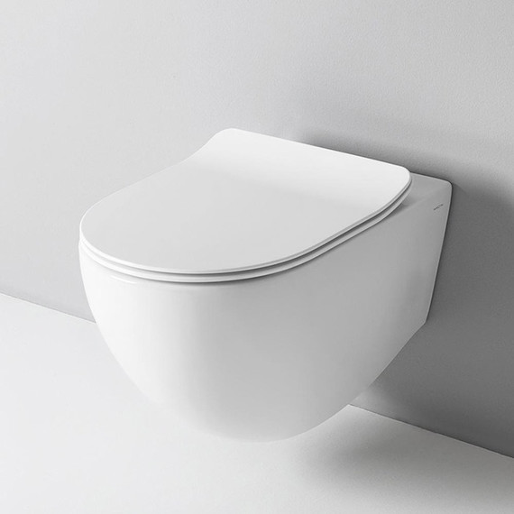 Унитаз подвесной безободковый ArtCeram File 2.0 FLV006 05 00 (Система смыва торнадо) - фото 2