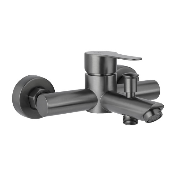 Смеситель для ванны Fixsen NORDIC FX-8803F, графит - фото 