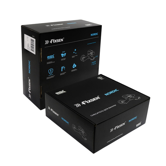 Смеситель для ванны Fixsen NORDIC FX-8803N, сатин - фото 4