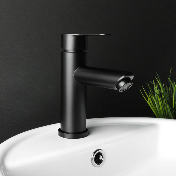 Смеситель для раковины Fixsen NORDIC FX-8806B, чёрный - фото 2