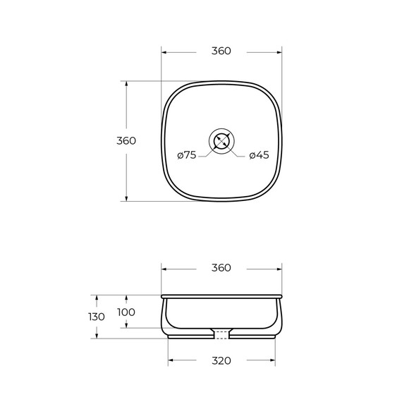 Раковина-чаша Cezares 36 см CZR-6604 - фото 8