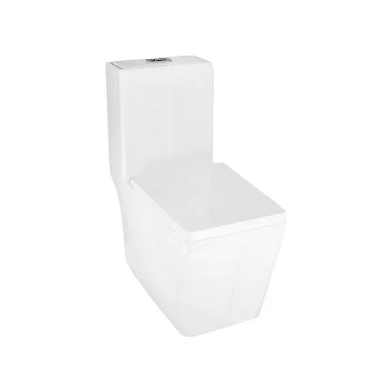 Унитаз-моноблок безободковый Azario RAYO AZ-6385 с крышкой микролифт - фото 4