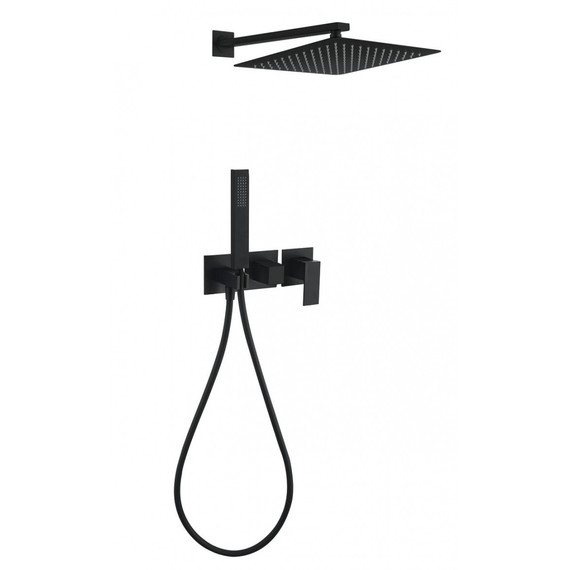 Душевая система для ванны Grocenberg GB5080BL, чёрный матовый - фото 