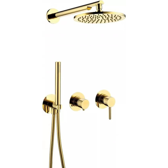 Душевая система для ванны Grocenberg GB5090GO, золото - фото 