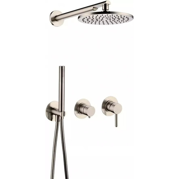 Душевая система для ванны Grocenberg GB5090NK, никель - фото 