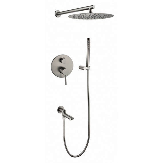 Душевая система для ванны Grocenberg GB5099BG-1, графит - фото 