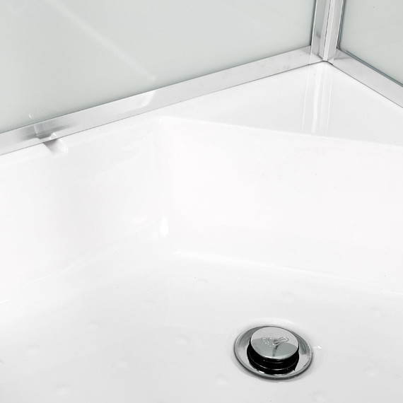 Душевая кабина Avacan 100x100 см D271S, хром/матовое (безсиликоновая сборка) - фото 8