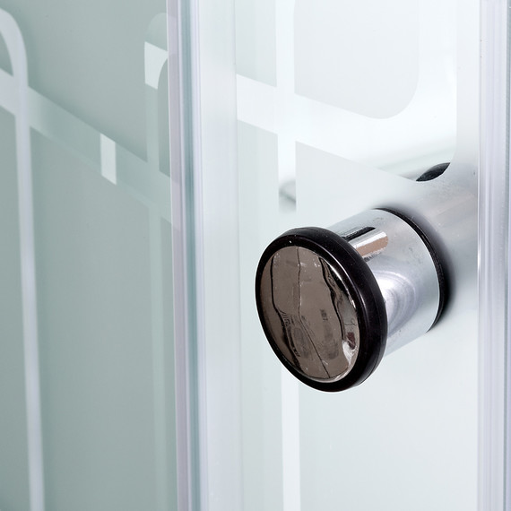 Душевая кабина Avacan 90x90 см EM1590EL, хром/узор (безсиликоновая сборка) - фото 14