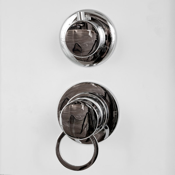 Душевая кабина Avacan 90x90 см EM1590, хром/узор (безсиликоновая сборка) - фото 26