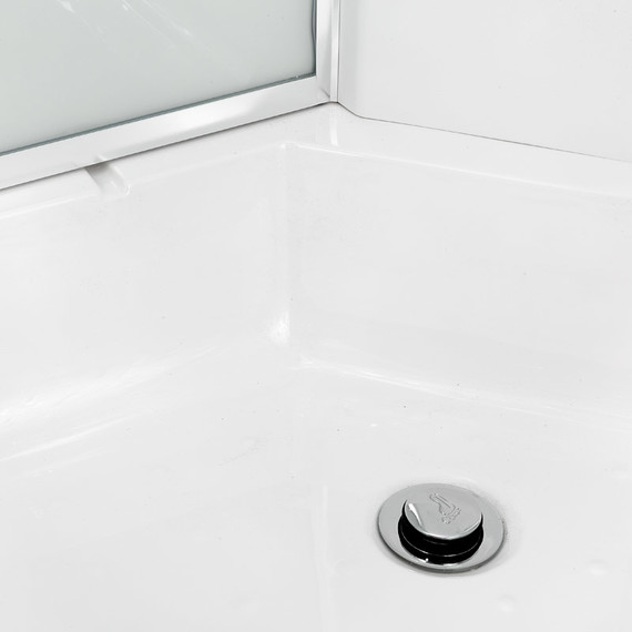 Гидробокс Avacan 100x100 см EM2710GM, хром/узор (безсиликоновая сборка) - фото 10