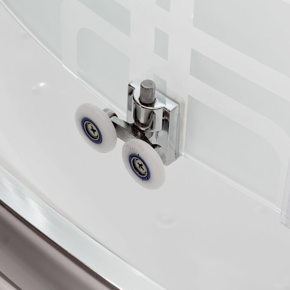 Гидробокс Avacan 100x100 см EM2710GM+EL, хром/узор (безсиликоновая сборка) - фото 25