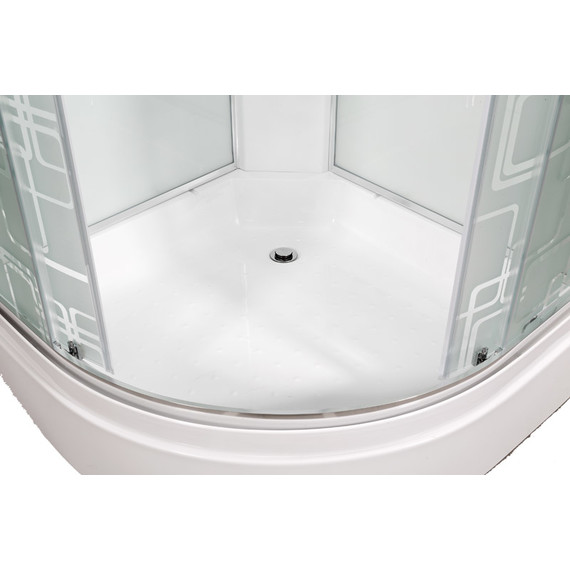 Душевая кабина Avacan 100x100 см EM2710LED, хром/узор (безсиликоновая сборка) - фото 22