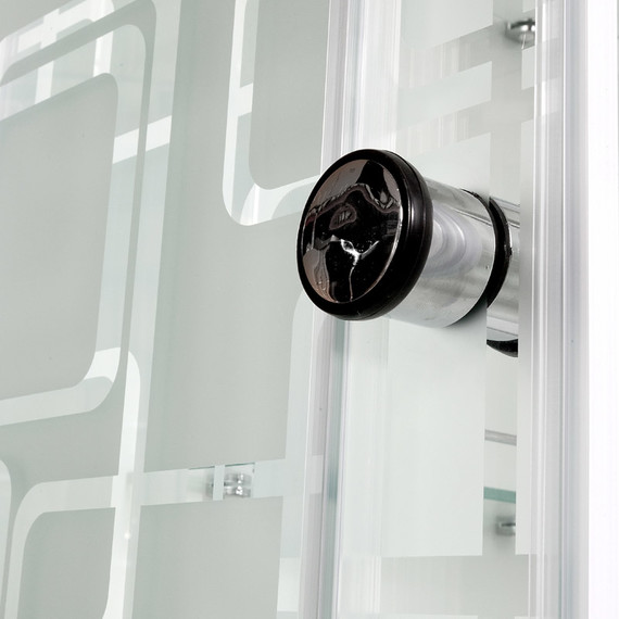 Гидробокс Avacan 100x100 см EM2710LED+GM, хром/узор (безсиликоновая сборка) - фото 10