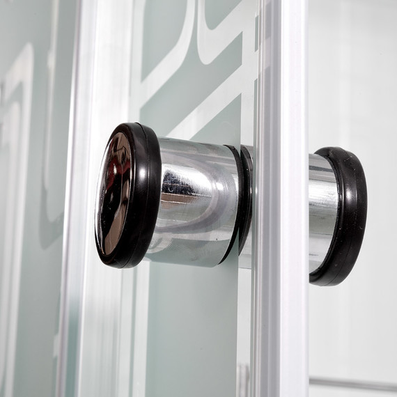 Гидробокс Avacan 100x100 см EM2710LED+GM, хром/узор (безсиликоновая сборка) - фото 12