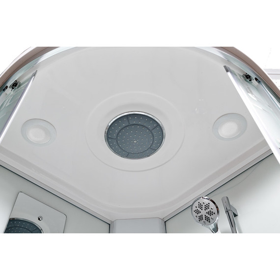 Гидробокс Avacan 100x100 см EM2710LED+GM, хром/узор (безсиликоновая сборка) - фото 19