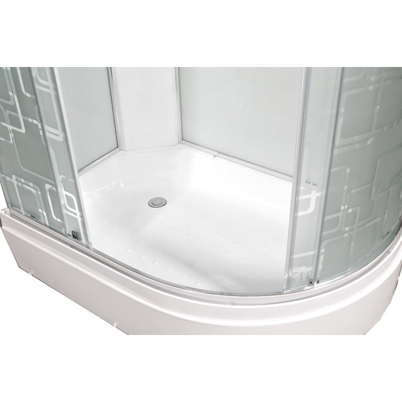 Гидробокс Avacan 120x80 см EM2712LNLED+GM, хром/узор (безсиликоновая сборка) - фото 11