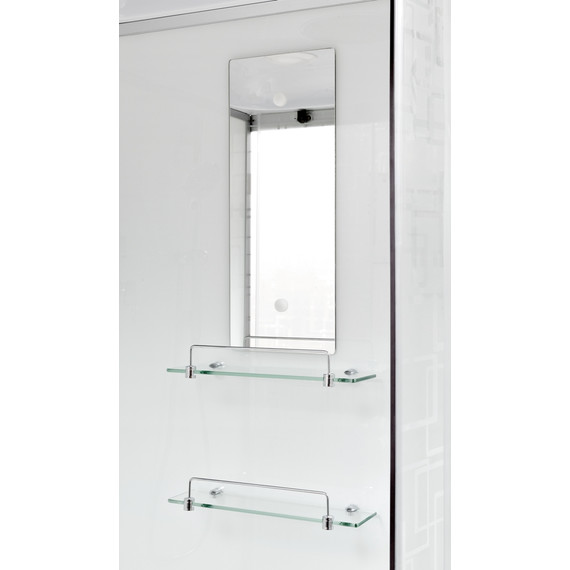 Гидробокс Avacan 110x80 см EM4511RNLED+GM, хром/узор (безсиликоновая сборка) - фото 4